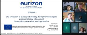 Webinar dedicated to the EURIZON project “Increasing the Energy Efficiency and Safety of Plastics Thermal Processing Using Numerical Simulation”